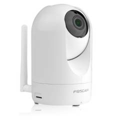FOSCAM R2 White Indoor 1080P FHD Wireless Plug And Play IP Camera