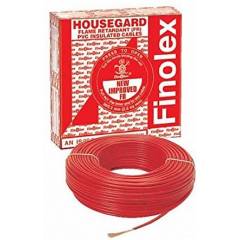 Finolex 4 Sq mm 90m Red Single Core Light Duty Copper Cable, 14206