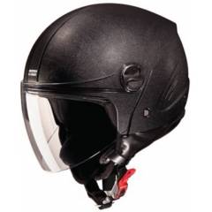 Studds Track Black Open Face Helmet, Size (Large, 580 mm)
