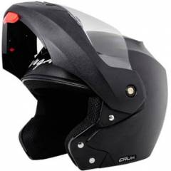 Vega Crux Black Flip up Helmet, Size (Medium, 580 mm)