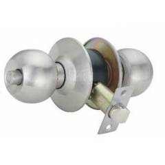 Spider Cylindrical Entrance Latch Keyless Lock, CL01SS BK