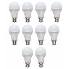 MTC 7W B-22 White LED Bulbs (Pack of 10)
