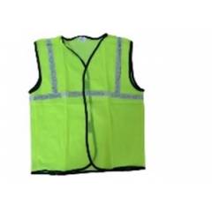 Udit 1 Inch Green Polyester Reflective Safety Jackets (Pack of 20)