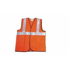 Udit 2 Inch Orange Polyester Reflective Safety Jacket