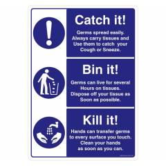 Safety Sign Store Swine Flu Sign Board, GS102-A3V-01