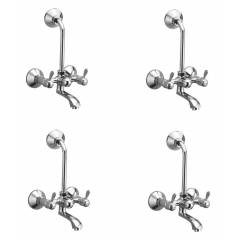 Oleanna Magic Telephonic with "L" Bend Wall Mixer, M-09 (Pack of 4)