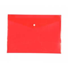 Saya Tr. Red My Clear Bag Plain, Dimensions: 340 x 15 x 350 mm, Weight: 360 g (Pack of 12)