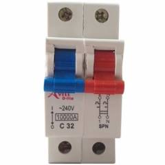 Avni D-lite 40A C Curve Single Pole Neutral MCB