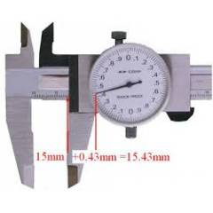 Aerospace Dial Vernier Caliper, Size: 200 mm