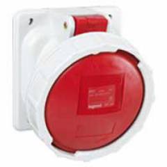 Legrand P17 Tempra 3P+N+E 63 A Low Voltage Panel Mounting Socket, 0587 25