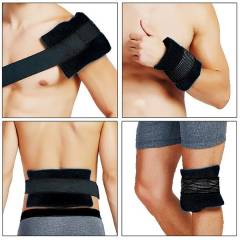 Arsa Medicare AM-069-002 Black Large Reusable Hot & Cold Gel Pack (Pack of 2)