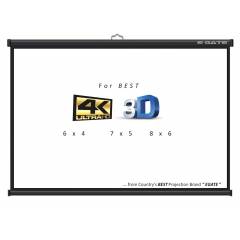 Egate PS164 Map Type Projector Screen, 6x4 ft