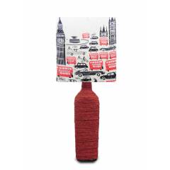 What Scrap Rope Square London City Table Lamp