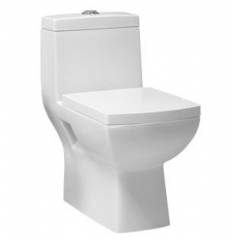 Varmora Off White Gratia Series S Trap One Piece Water Closet, Dimensions: 650x345x705 mm