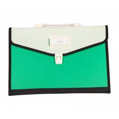 Saya Green Expanding Organiser Electra, Dimensions: 255 x 25 x 375 mm