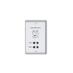 GreatWhite Myrah White Hotel and Hospitality Shaver Socket transformer20 (Pack of 20)