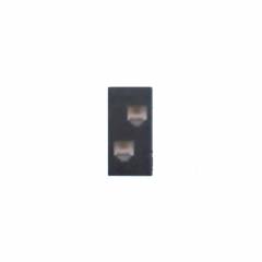 Anchor Woods White Telephone Jack RJ-11 Double without Shutter, 60220 (Pack of 20)