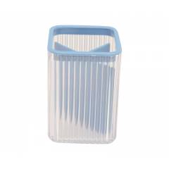 Saya Blue Pen Stand -Classic, Dimensions: 70 x 70 x 100 mm (Pack of 4)
