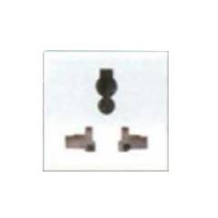 Anchor Woods 6A-10A-13A Combi Socket(Pack of 10), 90112