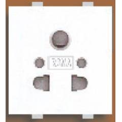 Anchor Roma 10A Single Pole Socket With Safety Shutter, 30373