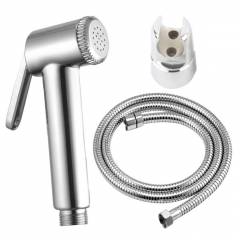 Goonj Health Faucet Complete Set, Jaguar Series With Flexible Tube 1 Meter and Wall Hook, GHF-2310-1