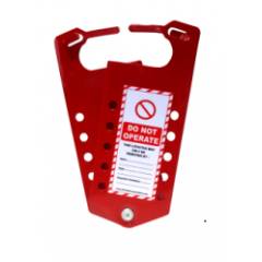 Asian Loto Label Lockout Hasp with 10 Holes, ALC-LLH-R11