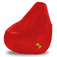Dolphin DOLBXXL-03 Red Bean Bag Cover without Beans, Size: XXL