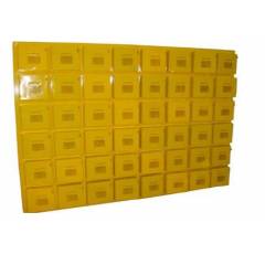 Asian Loto ALC-LGB-48 Dual Application LOCKOUT Group Boxes With Eight Rows and Six Columns of boxes - Size of each box: 5.91 x 5.91 x 1.97 in