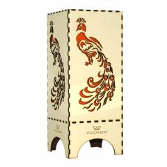 Dizionzrio DTPPKCR Orange Handicrafts Wooden Look Hand Made Night Table Lamp