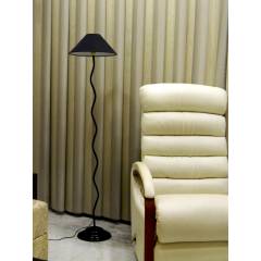 Tucasa Floor Lamp with Black Shade, LG-607, Weight: 1100 g