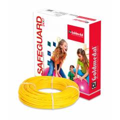Goldmedal 90m 2.5 Sq mm Yellow FR PVC Wire