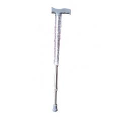 Kudize Universal Delux L Type Orthopedic Height Adjustable Walking Stick, KRW02-U
