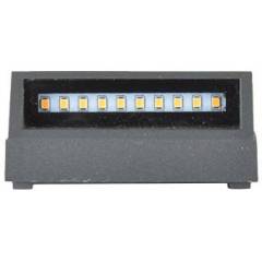 Glow Fixtures 2W Metal And Glass Foot Lamp, FL108OZL