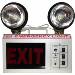 Palex Emergency Light Double Beam With Exit Sign