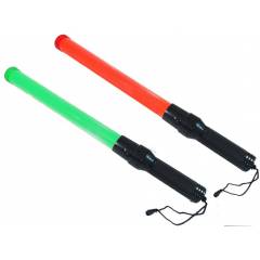 KT Red and Green Traffic Baton Rechargeable Light