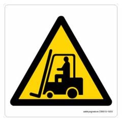 Safety Sign Store fork Lift Trucks Graphic Sign Board, CW615-105AL-01