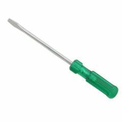 Ajay Screw Drivers Flat Tip-Green Handle (Pack of 10), AJ 828