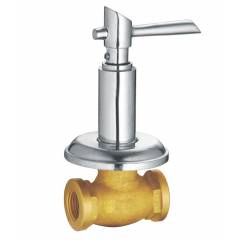 Apree JOY Silver Brass 15mm Concealed Stopcock