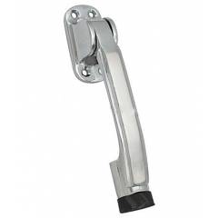 SmartShophar 5 Inch Nickel Silver Meldal Door Stopper, 50901-STPM-NS05
