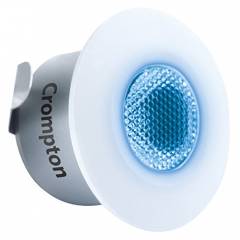 Crompton Star Domestic 2W Round Blue LED Spot Light, LSSR2-BLU (Pack of 2)