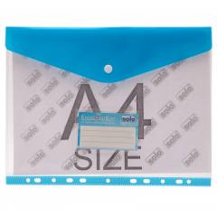 Solo Landscape Envelope Bag With 11 Holes Expanding, CH203, Size: A4 (Pack of 10)