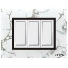 B-Five Marvel 4 Module Cover Plate, B-064M (Pack of 10)