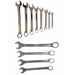 Tata Agrico 12 Pieces Steel Combination Spanner Set, SPC014