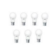 Smartx Omega 7W B-22 White LED Bulb (Pack of 7)