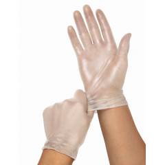 Gabriel Powder Free Vinyl Examination Hand Gloves, Size: Small (Pack of 100)