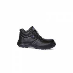 Allen Cooper AC-1266 Electric Shock Resistant Black Safety Shoes, Size: 6