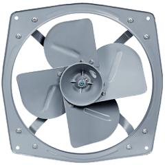 Bajaj Supreme Plus 1400rpm Grey Heavy Duty Industrial Exhaust Fan, Sweep: 450 mm