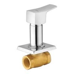 Eauset Tana Single Lever Concealed Stopcock 20mm with Wall Flange, FTN072