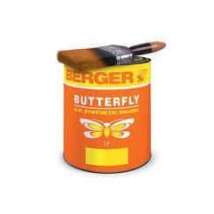 Berger Butterfly G.P. Synthetic Enamel Standard Shades Paint, Size: 20L-Royal Ivory