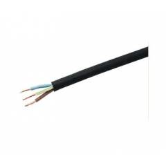 Swadeshi Three Core T.R.S Flexible Staple Braided Industrial Cable, Number of Strands: 24